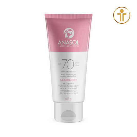 Anasol Facial Protetor Solar CLAREADOR FPS 70 - Loção 60 g | DAHUER