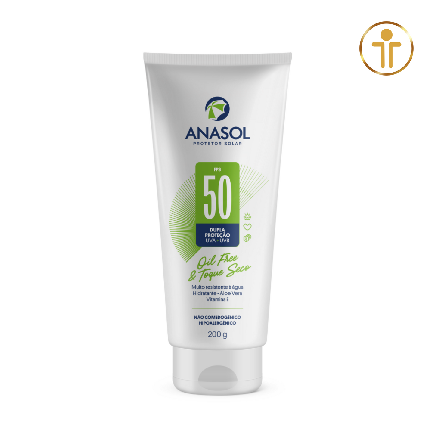 Anasol Corporal Protetor Solar FPS 50 - Loção 200 g - DAHUER