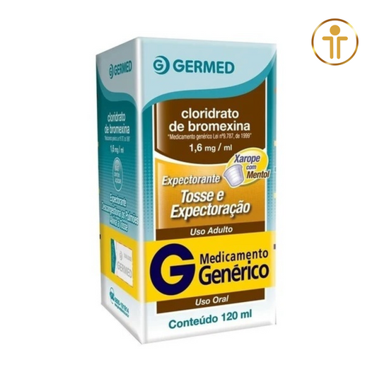 Cloridrato de Bromexina 8 ml/5 ml Xarope Adulto 120 ml | GERMED