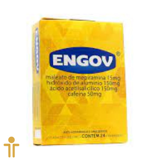 Engov 24 envelopes com 6 Comprimidos - Caixa