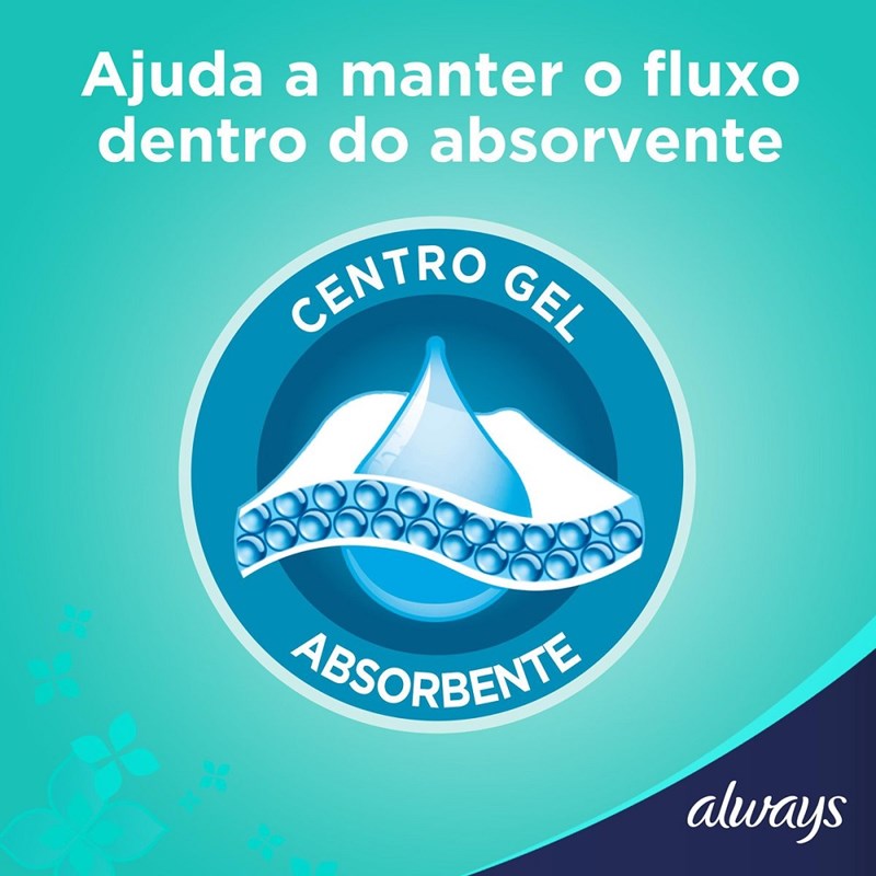 Absorvente ALWAYS Noite Ultrafino Cobertura Seca com Abas 8 unidades