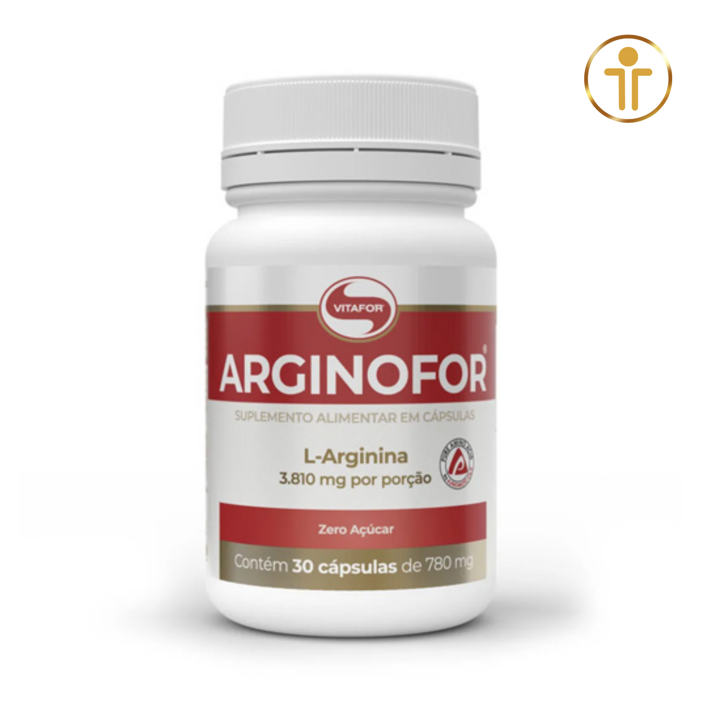 Arginina 780 mg 30 Cápsulas - Arginofor - VITAFOR