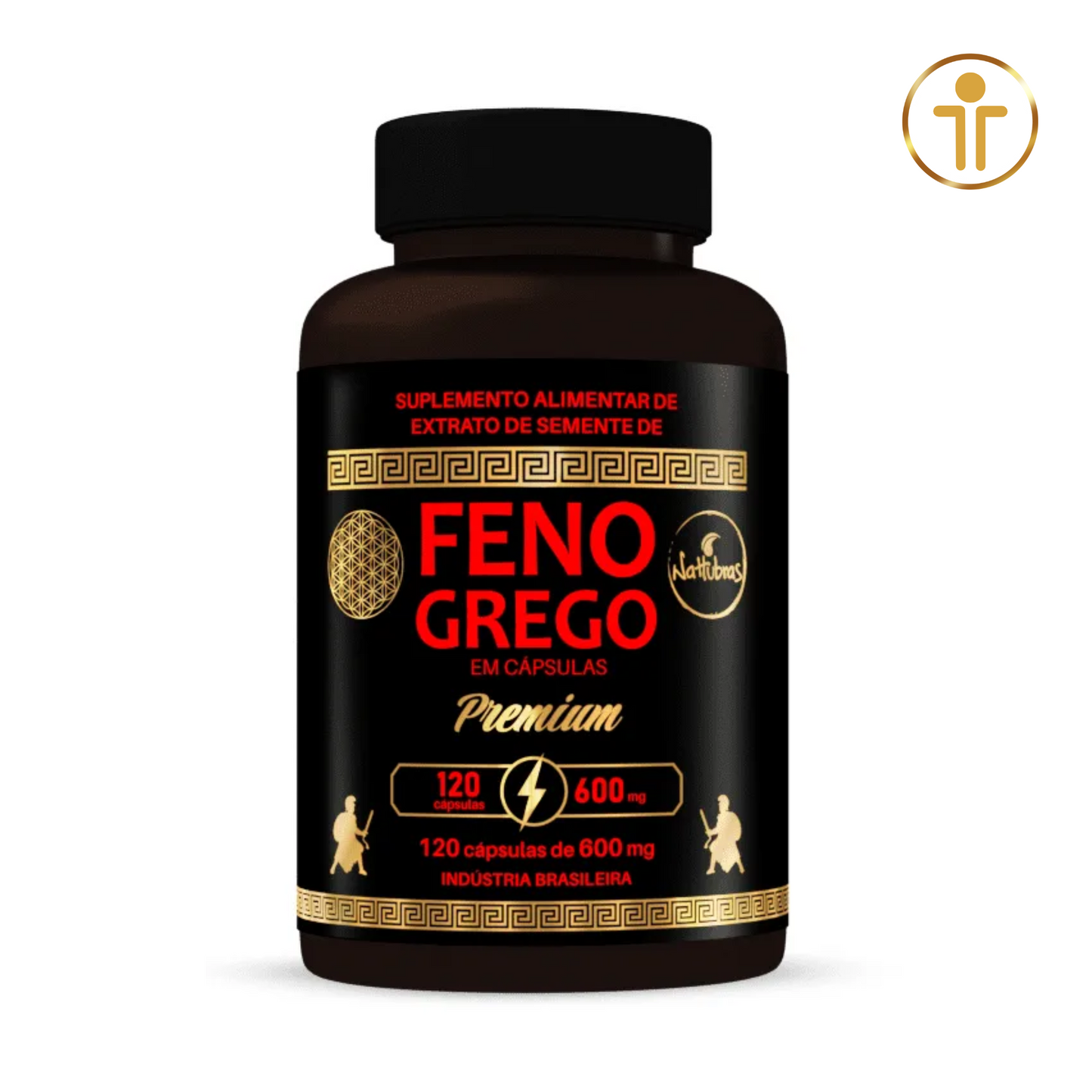 FENO GREGO 600 mg 120 Cápsulas - NATTUBRAS