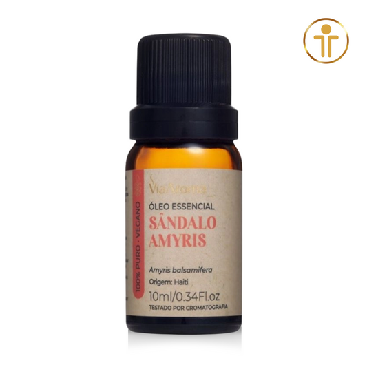 Óleo Essencial Sândalo Amyris 10 ml | VIA AROMA