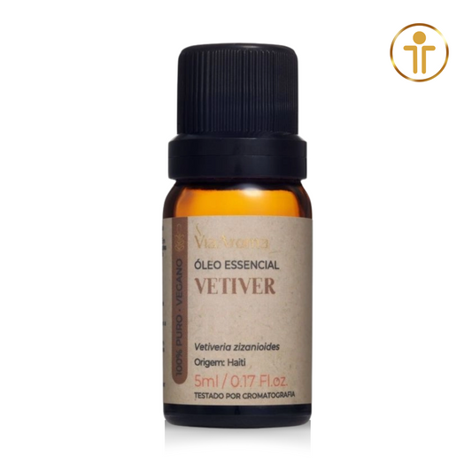 Óleo Essencial Vetiver 10 ml | VIA AROMA