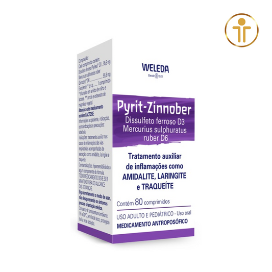 Pyrit-Zinnober 80 Comprimidos | WELEDA