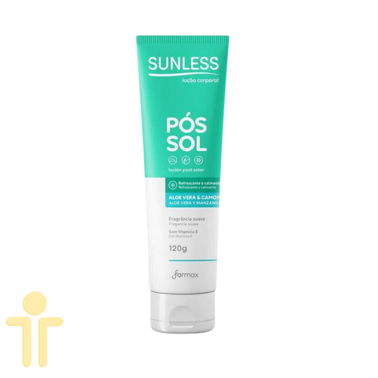 Loção pós camomila e sol aloe vera Sunless 120g