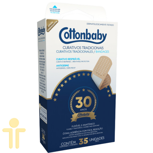 Curativo Tradicional 30 Anos 35 unidades - Cottonbaby