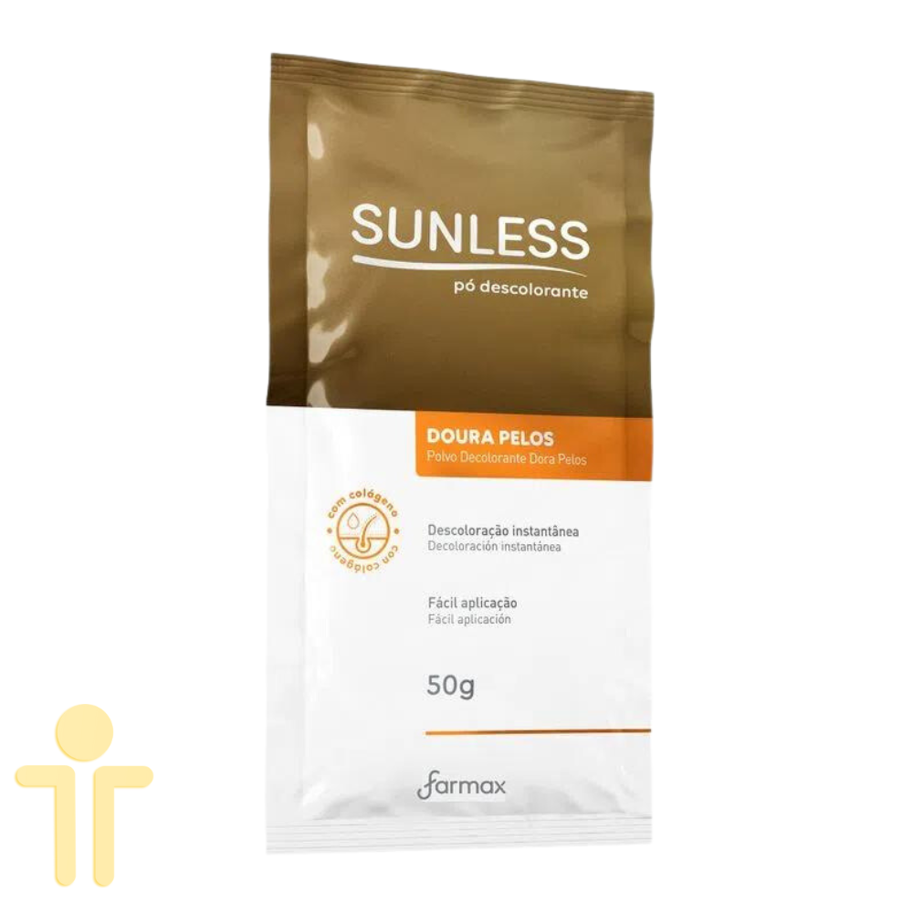 Pó descolorante doura pelos Sunless 50g