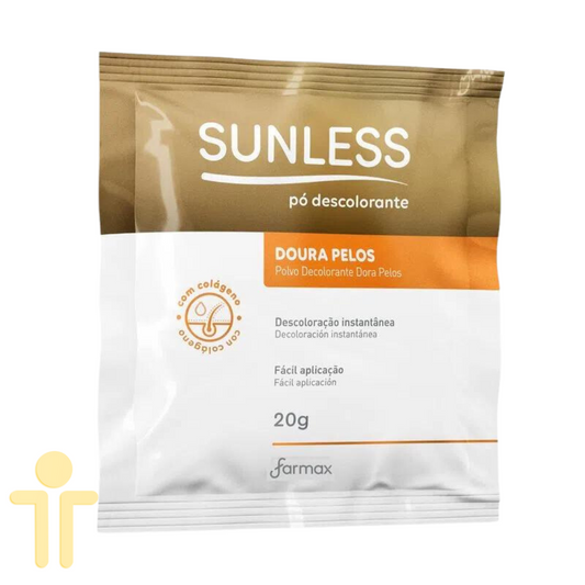 Pó descolorante doura pelos Sunless 20g