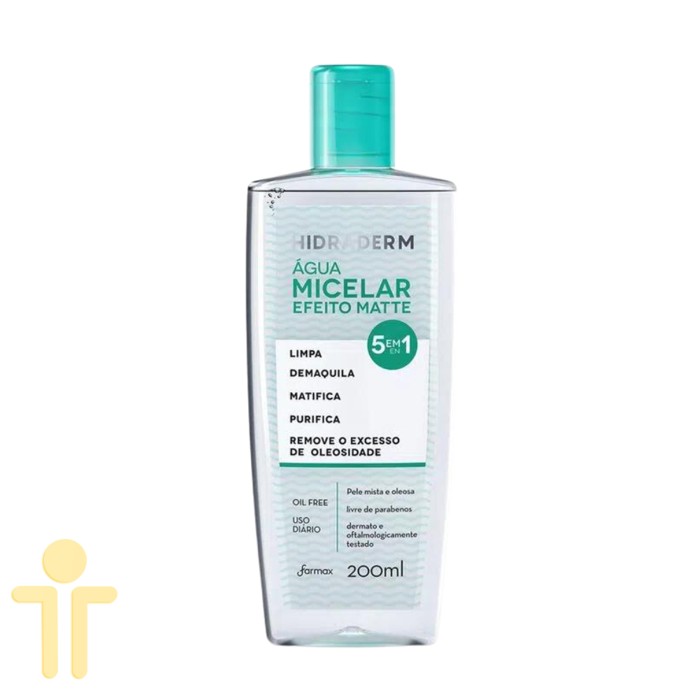 Água Micelar Matte Hidraderm 200ml - Farmax