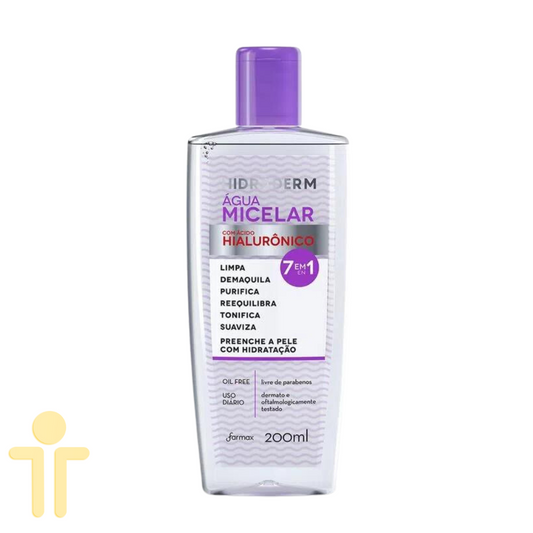 Água Micelar Hialurônico Hidraderm 200ml - Farmax