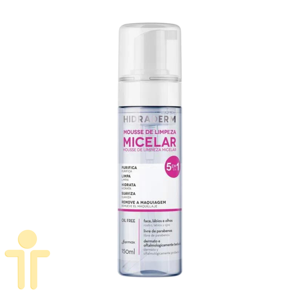 Mousse de Limpeza Micelar Hidraderm 150ml