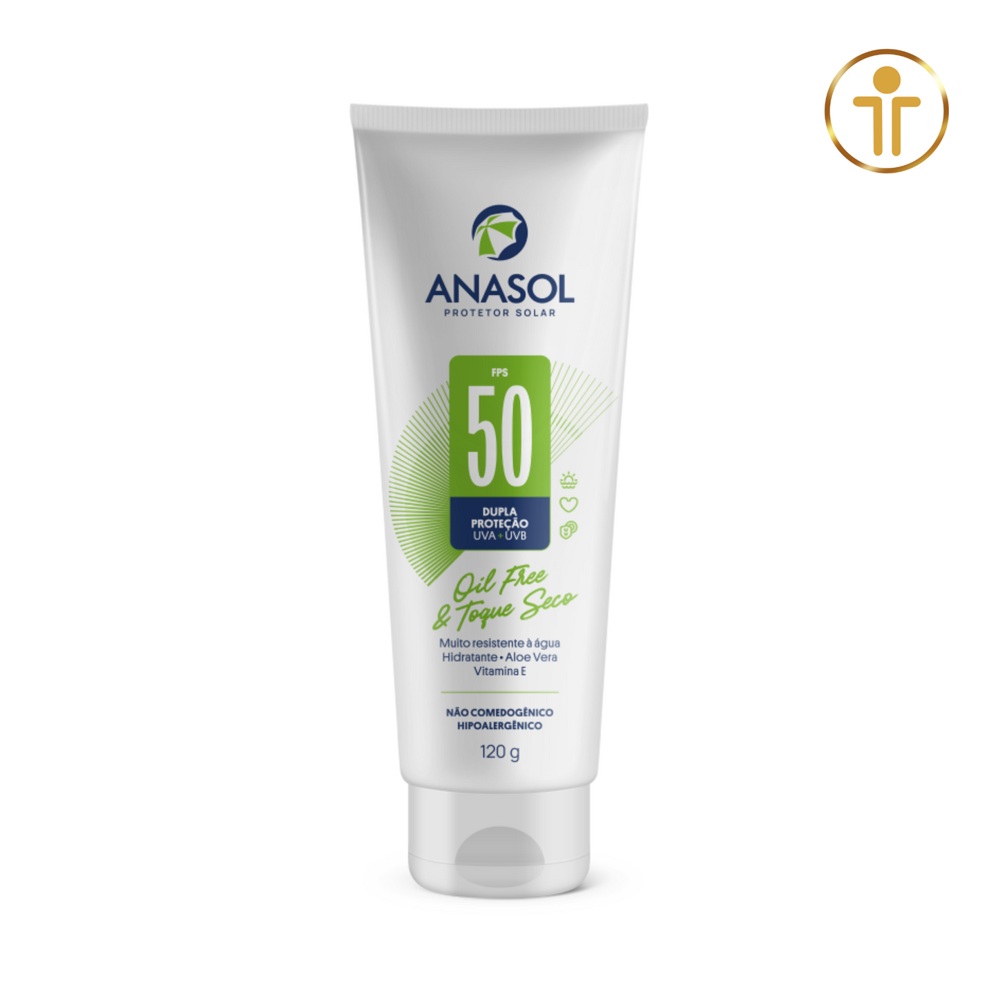 Anasol Corporal Protetor Solar FPS 50 - Loção 120 g | DAHUER