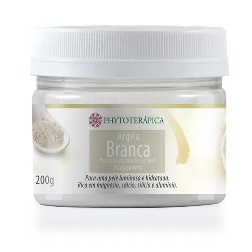 Argila BRANCA Kaolim 200g - Phytoterápica