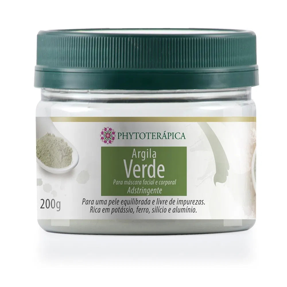 Argila Verde kaolim 200g - Phytoterápica