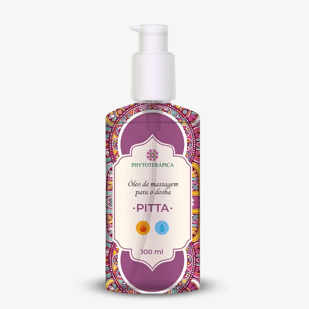 Óleo de Massagem Ayurvédica para Dosha PITTA 100 ml - Phytoterápica