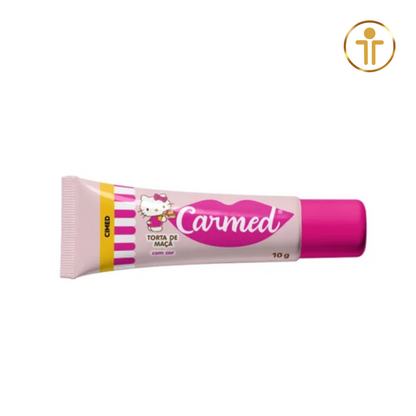 Carmed Hello Kitty - Torta de Maça - Hidratante Labial com Cor e Case - 10 G | CIMED
