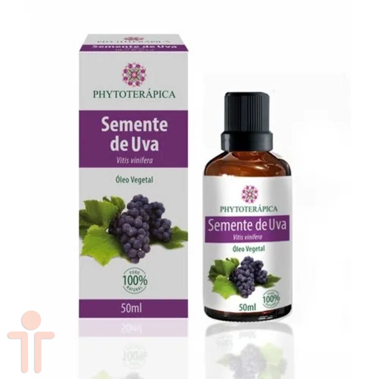 Óleo Vegetal Semente de Uva Vitis vinifera 50ml - Phytoterápica