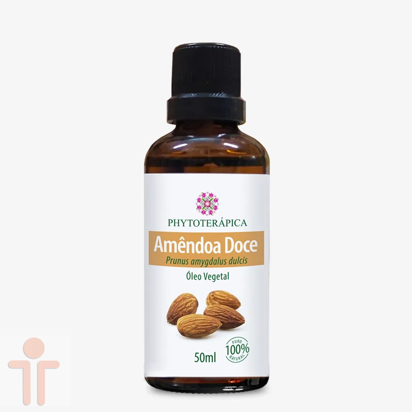 Óleo Vegetal Amêndoa Doce Prunus amygdalus dulcis 50ml - Phytoterápica