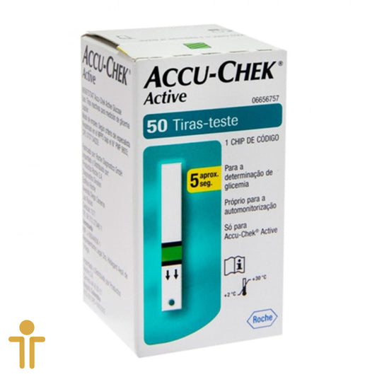 Accu-Chek Active para 50 tiras testes para Glicemia - Roche