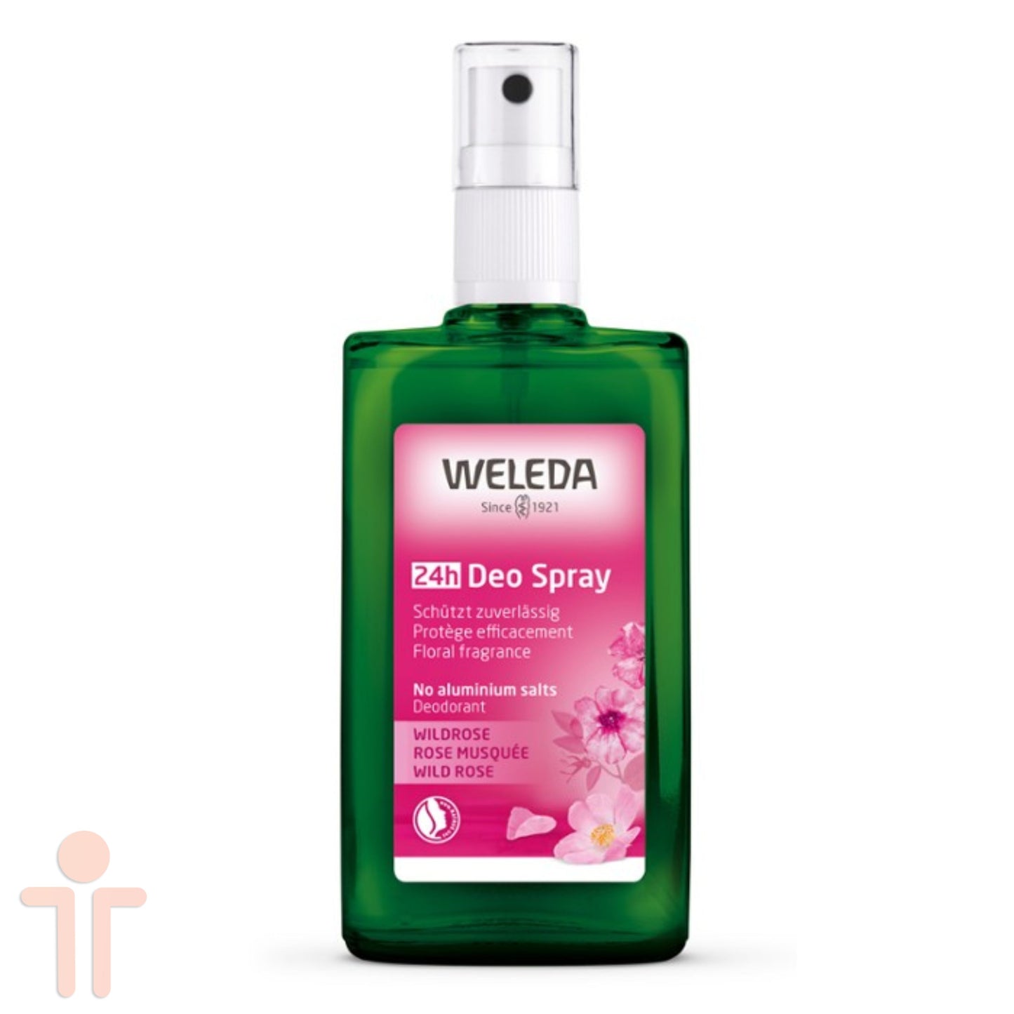 Desodorante Spray 24 h Rosa Silvestre 100ml - Weleda