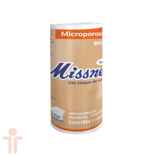 Fita Microporosa Bege 10cm X 10m - Missner