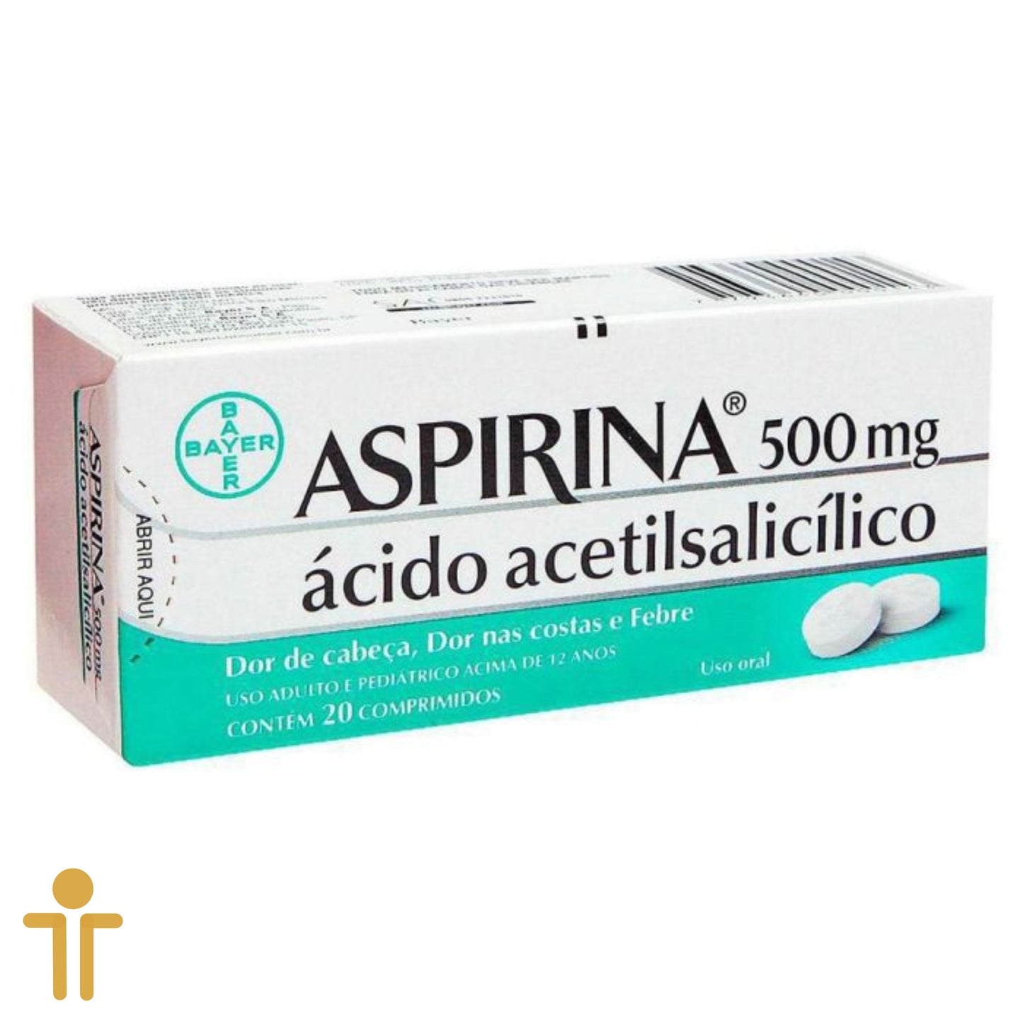 Aspirina 500 MG 20 comprimidos - Bayer