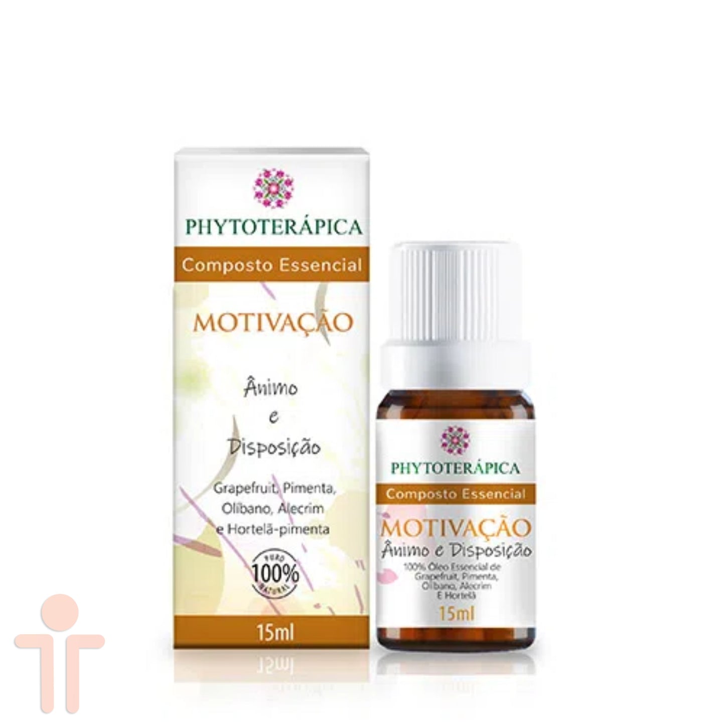 Composto Essencial Motivação 15ml - Ânimo e Disposição - Phytoterápica