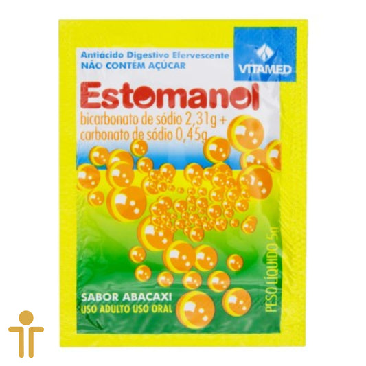 Estomanol ABACAXI Sachê Efervecente - 1 unidade - 5 gramas - Vitamed