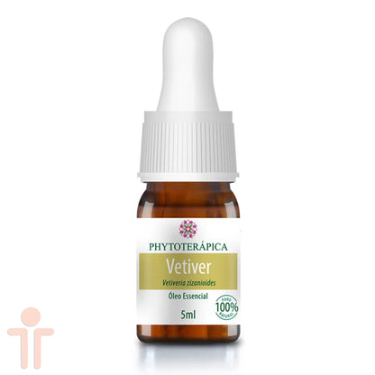 Óleo Essencial de Vetiver Vetiveria zizanioides 5ml - Phytoterápica