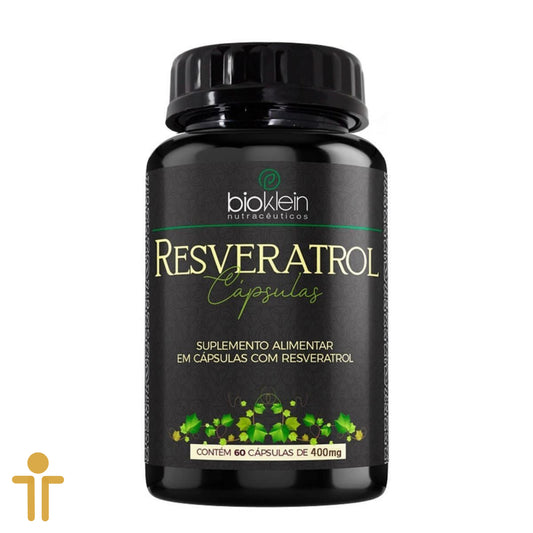 Resveratrol 400mg 60 Cápsulas - BioKlein