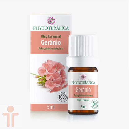 Óleo Essencial GERÂNEO Pelargonium graveolens 10ml - Phytoterápica