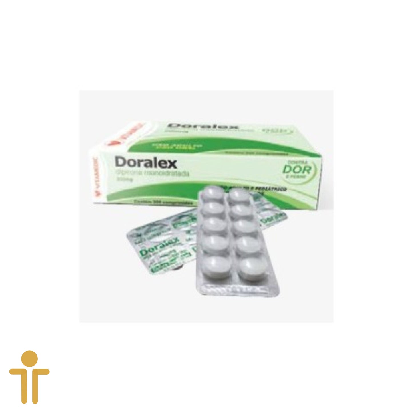 Dipirona 500 mg Monoidratada 10 comprimidos - Doralex - Vitamed