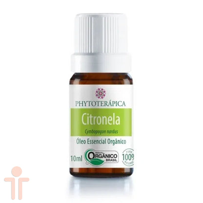 Óleo Essencial Citronela Cymbopogon nardus 10ml - Phytoterápica