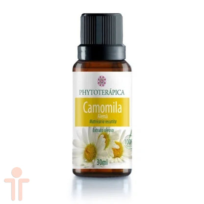 Extrato Oleoso Camomila Alemã Matricaria recutita 30 ml - Phytoterápica