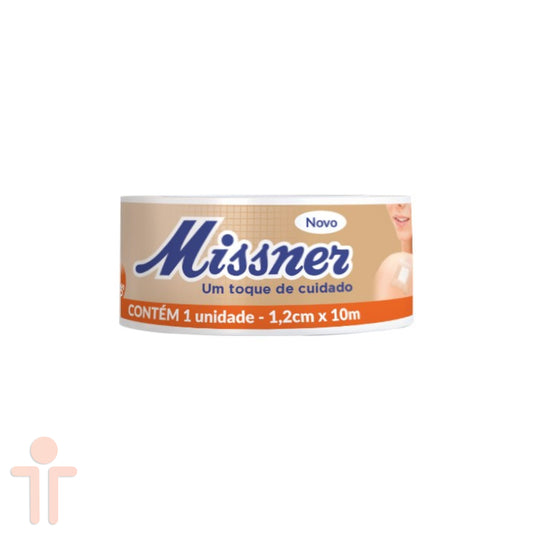 Fita Microporosa Bege 1,2cm X 10m - Missner