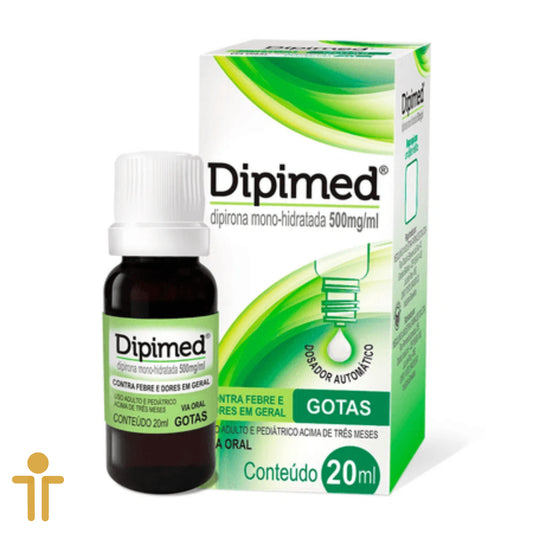 Dipirona Gotas 500 mg/ml Monoidratada  - Dipimed - Medquímica