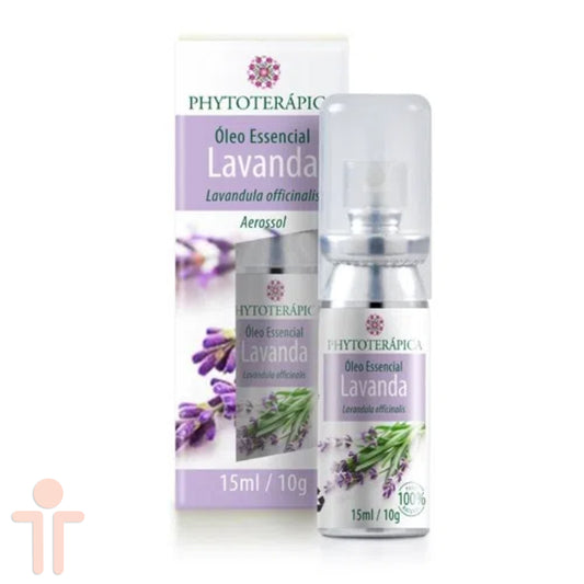 Óleo Essencial de Lavanda (gt. França) em Aerossol Lavandula officinalis 15 ml - Phytoterápica