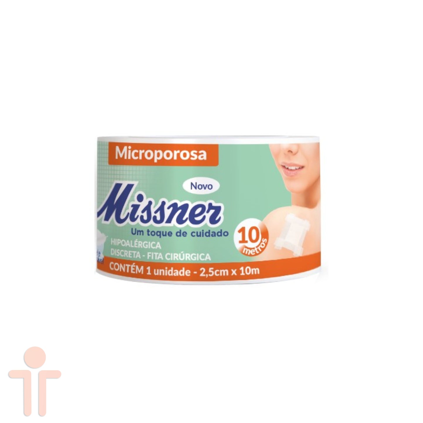 Fita Microporosa Branca 2,5cm X 10m - Missner