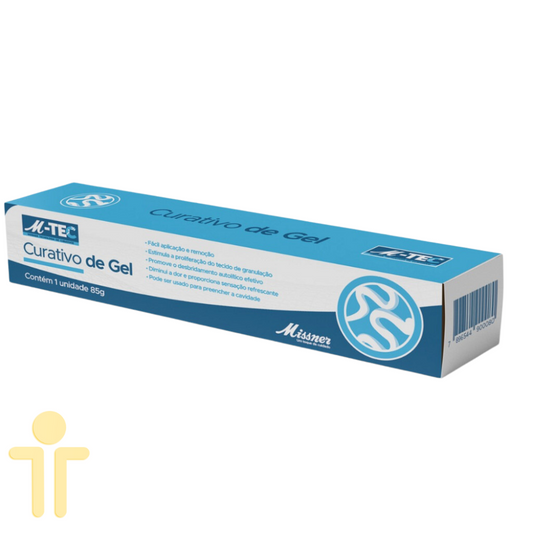 Curativo de Gel M-Tec 85g (Hidrogel) cx com 24un