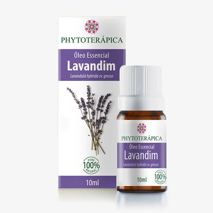 Óleo Essencial de Lavandim Lavandula hybrida cv. grosso 10 ml - Phytoterápica