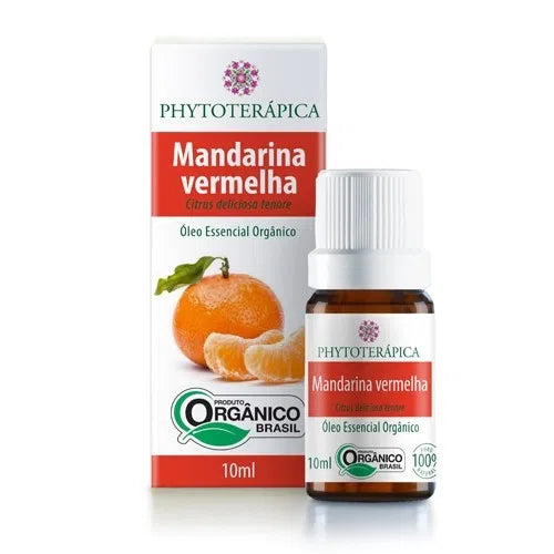 Óleo Essencial de Mandarina Vermelha (Orgânico) Citrus deliciosa 10 ml - Phytoterápica