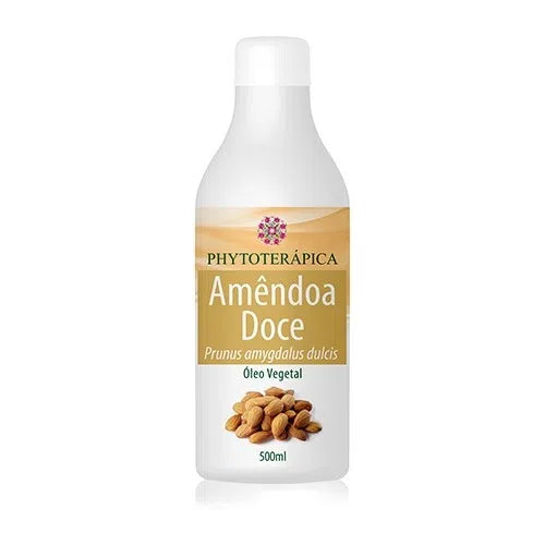 Óleo Vegetal de Amêndoa Doce Prunus amygdalus dulcis 500 ml - Phytoterápica