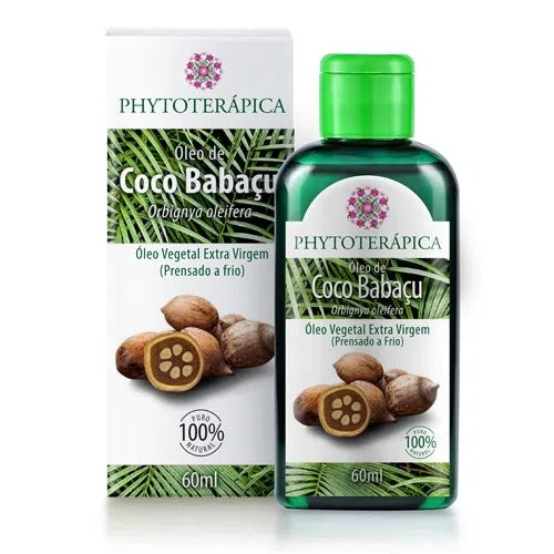 Óleo Vegetal Coco Babaçu Orbignya oleifera 60 ml- Phytoterápica