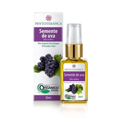 Óleo Vegetal de Semente de Uva (Orgânico) Vitis vinifera 30 ml - Phytoterápica