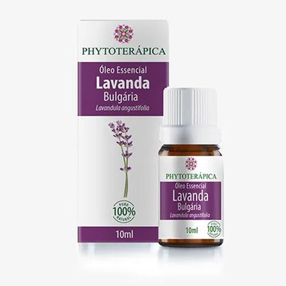 Óleo Essencial de LAVANDA (gt. Bulgária) 10ml Lavandula angustifolian - Phytoterápica