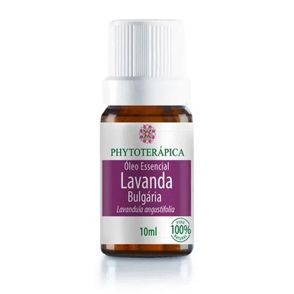 Óleo Essencial de LAVANDA (gt. Bulgária) 10ml Lavandula angustifolian - Phytoterápica