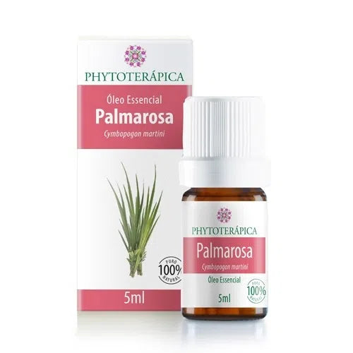 Óleo Essencial de PALMAROSA 5ml Cymbopogon martini - Phytoterápica