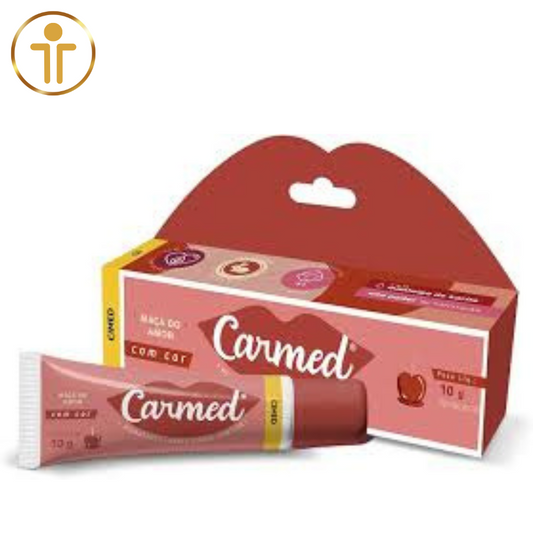 Carmed Maça do Amor Hidratante Labial Cor Vermelho com Efeito Gloss 10 G - Cimed